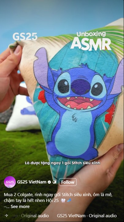 Colgate_x_Disney_Stitch_Cushion_-_GS25_unboxing