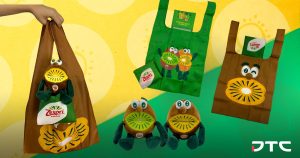 Zespri plushies and foldable bags multi country showcase