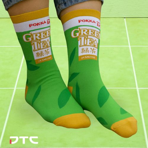 Pokka blind box socks - Pokka Green Tea
