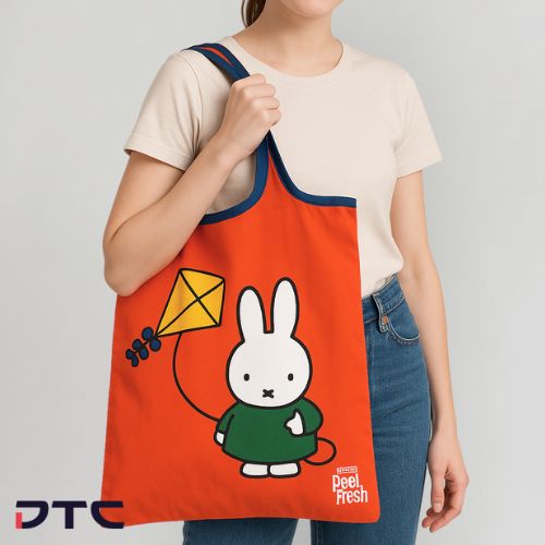 Peel Fresh Marigold_Miffy Foldable_Bag_Orange