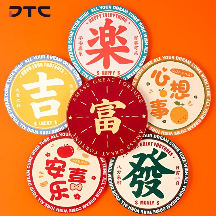 Chinese New Year Prosperity Coasters