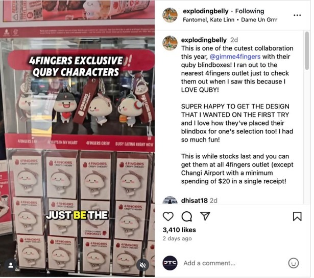 4Fingers x Quby Keychain Blind Box