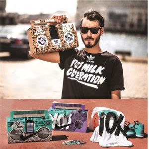 Cardboard Induction Boombox