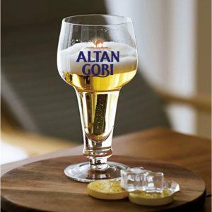 Beer Bottle Shaped Glass Mug