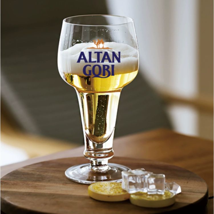 Beer Bottle Shaped Glass Mug