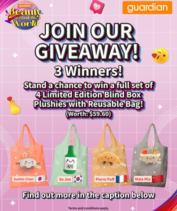 Guardian Plushie with Reusable Bag - Beauty around the world campaign giveaway