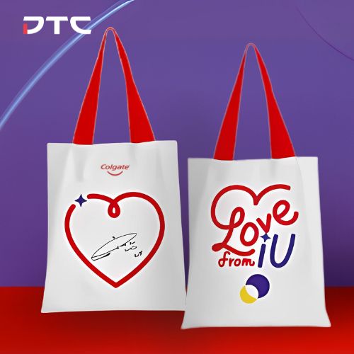 Colgate x IU exclusive tote bags