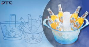 Tiger Crystal Coldpot; custom ice bucket