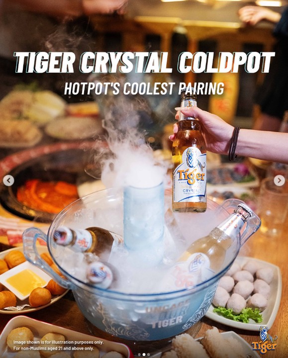 Tiger Crystal Coldpot campaign in Malaysia