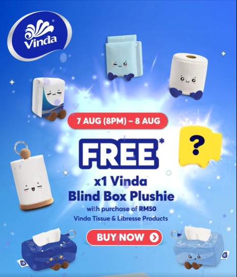 Vinda blind box plush promotion